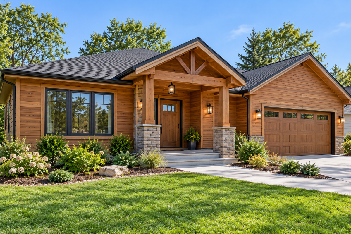 Visualize a wood-inspired finish on your home